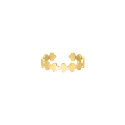 Finaste Multi clover ring goudkleurig Online