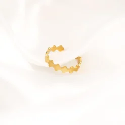 Finaste Multi clover ring goudkleurig Online