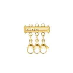 Finaste Multi ketting sluiter triple goudkleurig Online