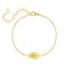 Finaste Musthave armbandje met 2 letters goud kleurig Clearance