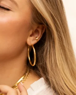 Finaste Musthave hoops large goudkleurig Best