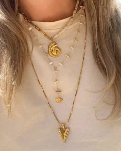 Finaste Musthave ketting shell goudkleurig Best