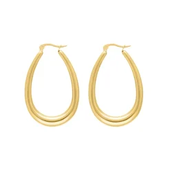 Finaste Musthave oorringen ovaal goudkleurig New