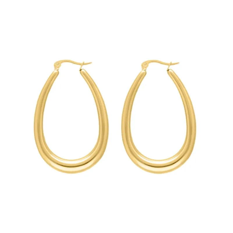 Finaste Musthave oorringen ovaal goudkleurig New