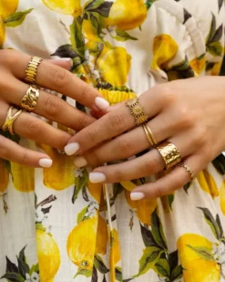 Finaste Musthave ring vintage goudkleurig Online