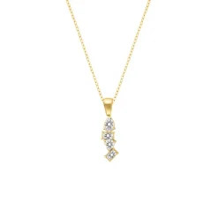 Finaste Necklace glam stones goldplated New