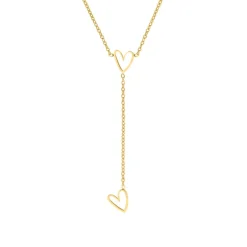 Finaste Necklace Musthave hearts goldplated Fashion
