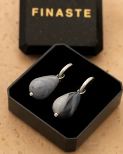 Finaste Oorbellen blauwe druppels Sale