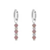 Finaste Oorbellen lila beads Clearance