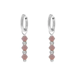 Finaste Oorbellen lila beads Clearance