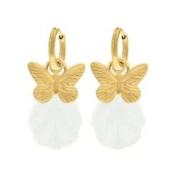 Finaste Oorbellen met vlindertje goudkleurig Outlet