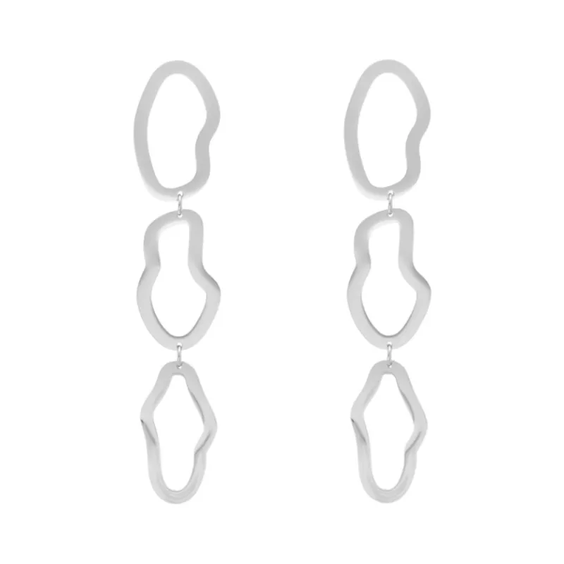 Finaste Oorbellen organic circles Hot