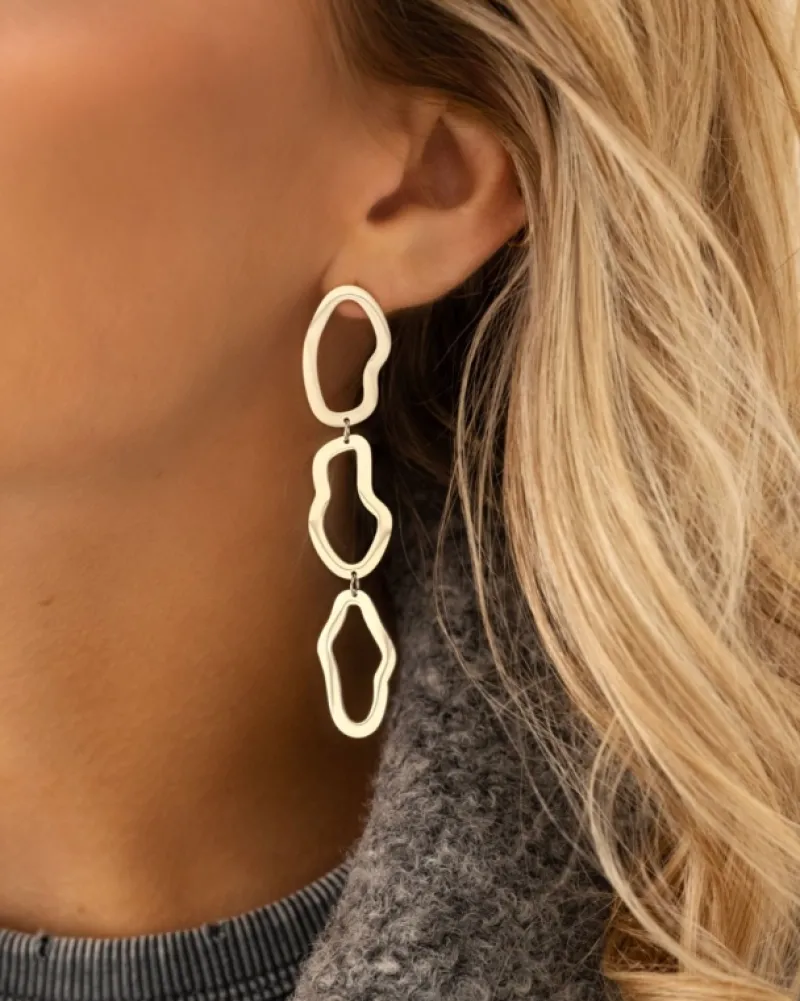 Finaste Oorbellen organic circles Hot