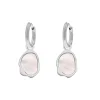 Finaste Oorbellen parelmoer kleur zilver Hot