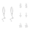 Finaste Oorbellen set met bedeltjes Outlet
