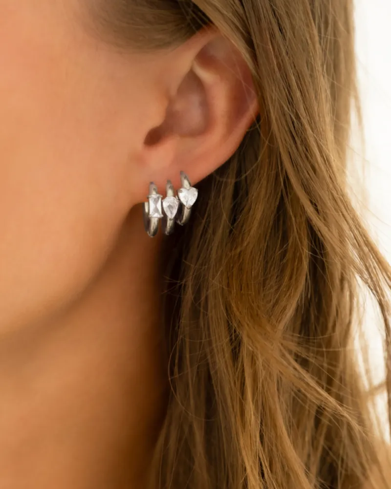 Finaste Oorbellen steentje drop Clearance