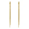 Finaste Oorhangers snake chain goudkleurig Best