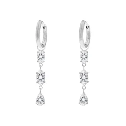 Finaste Oorhangers triple gemstones Online