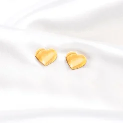 Finaste Oorknopjes Hartje Goud kleurig Discount