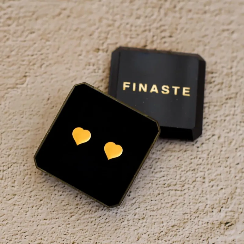 Finaste Oorknopjes Hartje Goud kleurig Discount