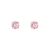 Finaste Oorknopjes pink stone goudkleurig Clearance