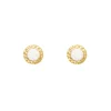 Finaste Oorknopjes Round glam goudkleurig Clearance