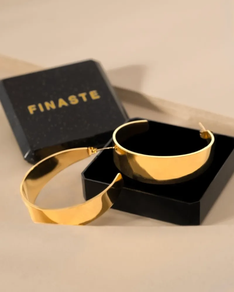 Finaste Oorringen statement kleur goud Sale