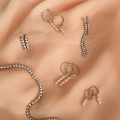 Finaste Oorringen twee pareltjes sterling zilver Discount