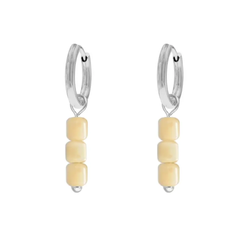 Finaste Oorringetjes little beige sea shell Discount