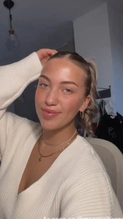 Finaste Oorringetjes met initial kleur goud Fashion