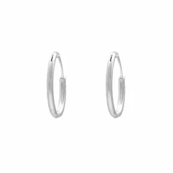 Finaste Oorringetjes Sterling Zilver 16 mm Fashion
