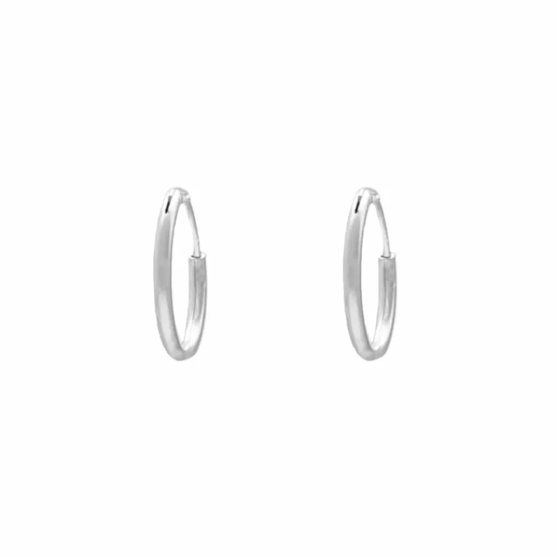Finaste Oorringetjes Sterling Zilver 12 mm Clearance
