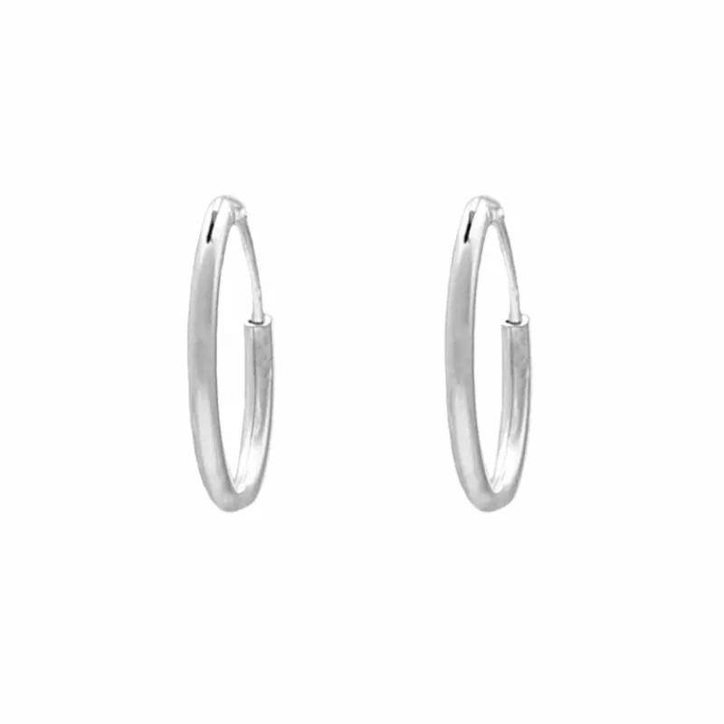 Finaste Oorringetjes Sterling Zilver 18 mm Clearance