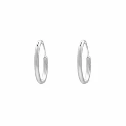 Finaste Oorringetjes Sterling Zilver 14 mm Discount