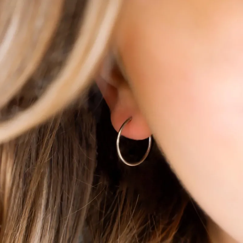 Finaste Oorringetjes Sterling Zilver 20 mm Clearance