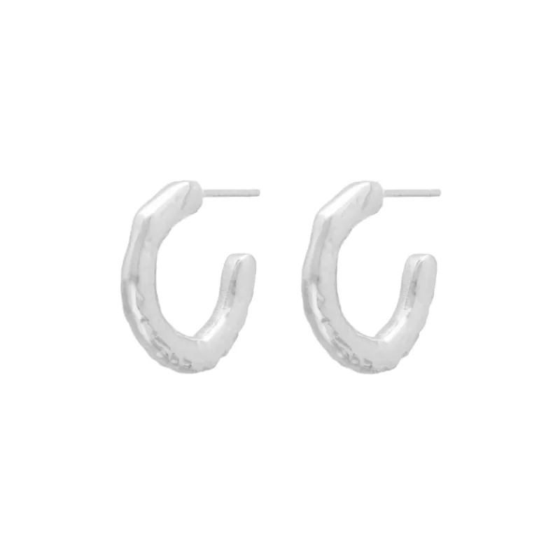 Finaste Open hammered hoops Best