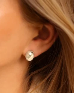 Finaste Oval stud oorbellen Outlet
