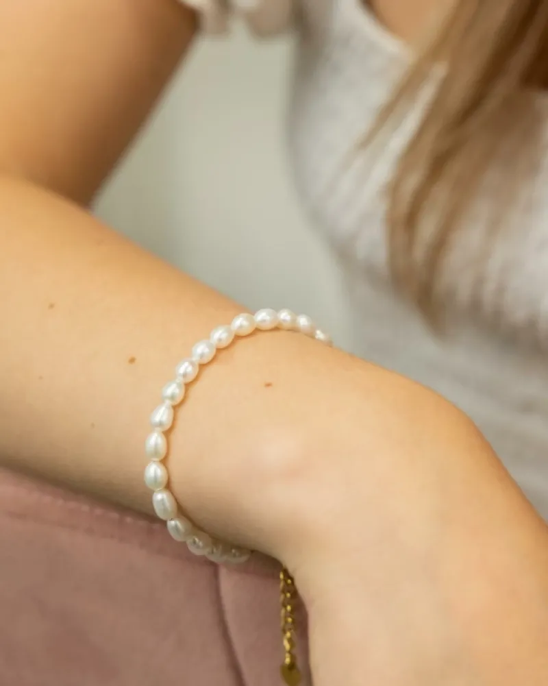 Finaste Parel Armband Musthave goud kleurig Online