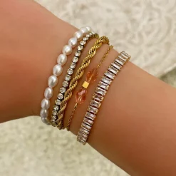 Finaste Parel Armband Musthave goud kleurig Online