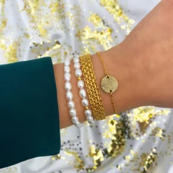 Finaste Parel Armband Musthave goud kleurig Online