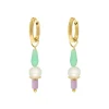 Finaste Parel oorbellen pastel goudkleurig New