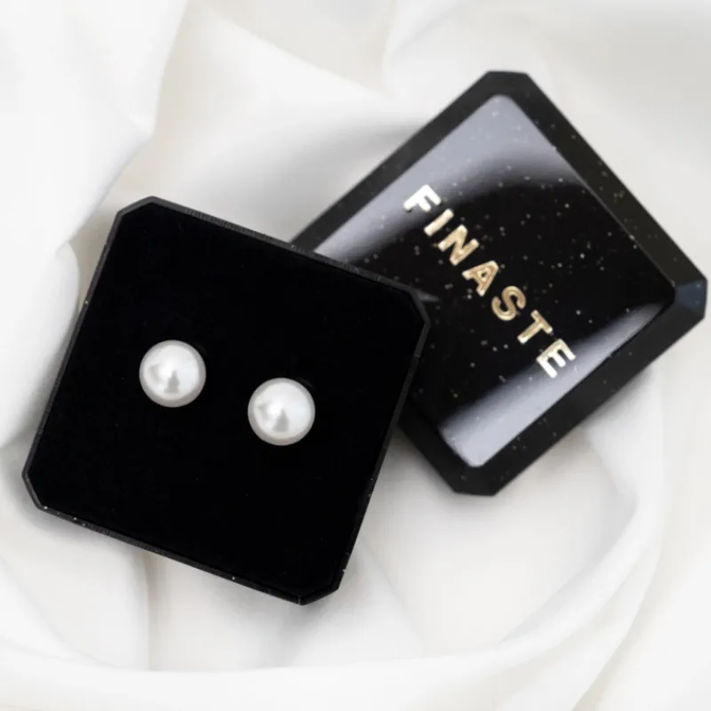 Finaste Parel oorbellen studs goudkleurig Outlet