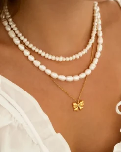 Finaste Parelketting musthave goudkleurig New