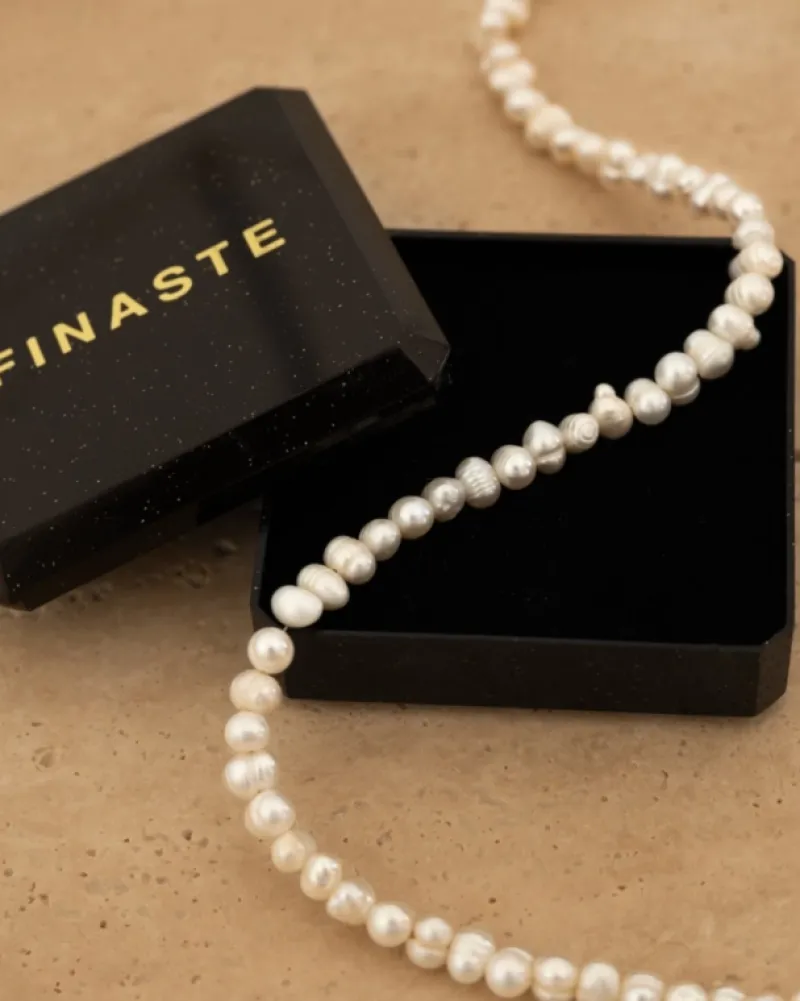 Finaste Parelketting small goudkleurig Sale