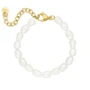 Finaste Pearl bracelet goldplated Discount