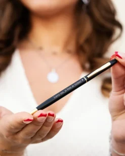 Finaste Pen met Gravering Zwart Online