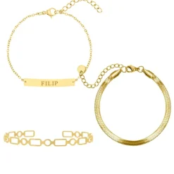 Finaste Personal armparty goud kleurig Best