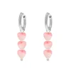 Finaste Pink heart earrings Fashion