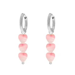 Finaste Pink heart earrings Fashion