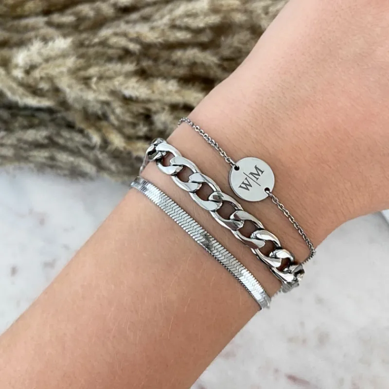 Finaste Plat armbandje Fashion